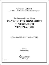 16 CANZONI SATB SAXOPHONE QUARTET P.O.D. cover